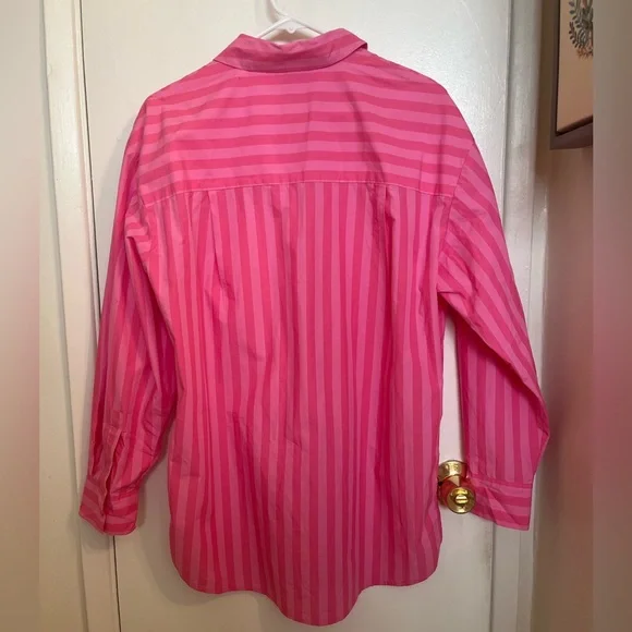 A New Day Vibrant Pink Striped Shirt - Picture 5 of 9